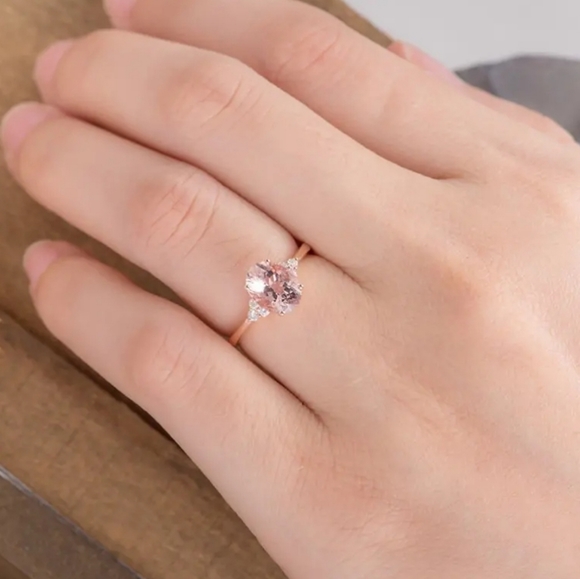 unbranded Jewelry - Beautiful Rose Gold Romantic Decorative Sz 8 Ring Zircon Gift